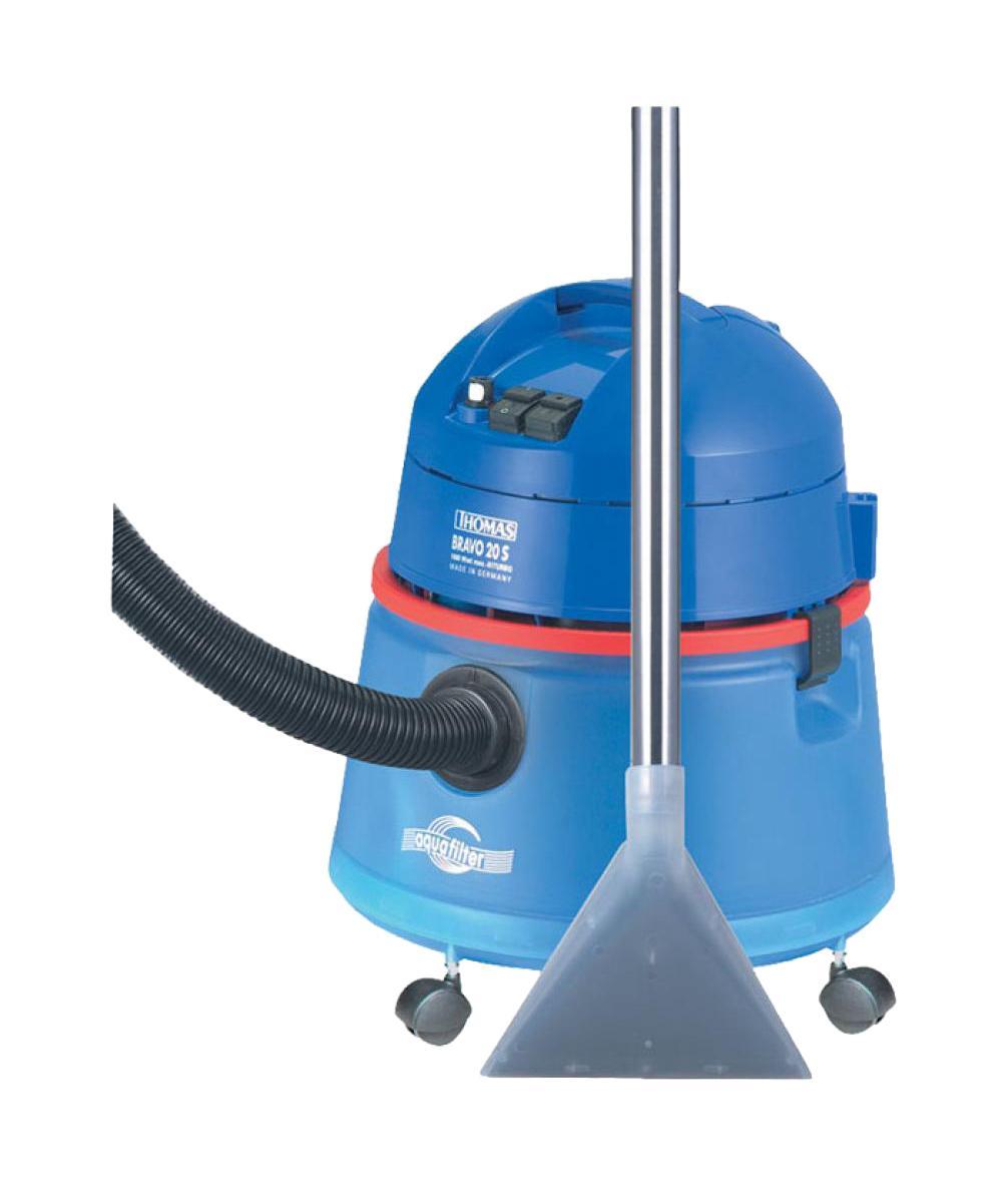 Thomas 788076 Bravo 20S AquafilterBravo 20S Aquafilter Thomas 788076 Bravo 20S AquafilterBravo 20S AquafilterМощный моющий пылесос Thomas 788076 Bravo 20S Aquafilter с аквафильтром и объемом бака для мусора 20 литров. Имеет простое управление. Моторный отсек из полирован. пластика Фиксаторы для насадок на моторном отсеке Фиксатор кабеля Двухступенчатая турбина большой мощности Нагнетательный насос 4 бара