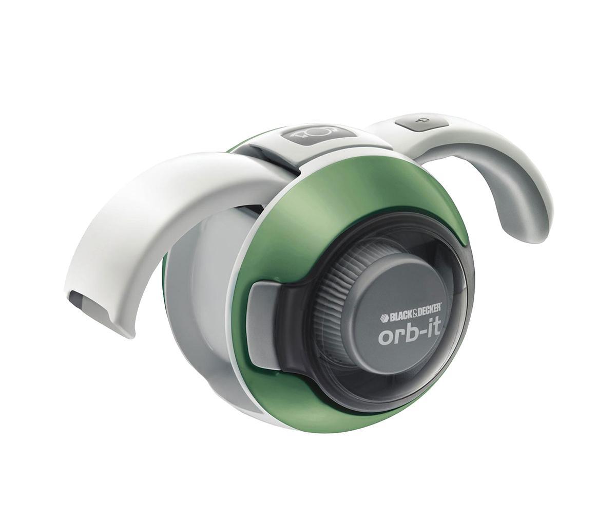 Black&Decker ORB48BGN, Green аккумуляторный пылесосORB48BGN Green Black&Decker ORB48BGN, Green аккумуляторный пылесосORB48BGN GreenРучной пылесос Black&Decker Orb-it ORB48 используется для выполнения легкой сухой уборки. Устройство имеет оригинальный дизайн в виде сферы и раскладывающиеся рукоятку и сопло. Данный прибор предназначен только для бытового использования