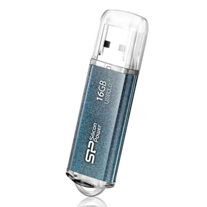 Silicon Power Marvel M01 16GB, Blue USB-накопительSP016GBUF3M01V1B Silicon Power Marvel M01 16GB, Blue USB-накопительSP016GBUF3M01V1BПозиционируемый как экономичное решение Silicon Power Marvel M01 является качественным продуктом. Накопитель поддерживает интерфейс USB 3.0, а также обратно совместим с USB 2.0 и 1.1. Интерфейс USB 3.0 характеризуется пропускной способностью в 5 Гбит/сек, что в 10 раз быстрее, чем у интерфейса USB 2.0. Алюминиевый корпус защищает накопитель от царапин и отпечатков пальцев. Надежная конструкция обеспечивает долгий срок службы. Silicon Power Marvel M01 имеет встроенный LED индикатор для отображения статуса питания и передачи данных.
