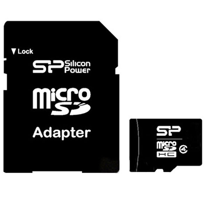 Silicon Power microSDHC Class 4 16GB карта памяти с адаптером SDSP016GBSTH004V10-SP Silicon Power microSDHC Class 4 16GB карта памяти с адаптером SDSP016GBSTH004V10-SPКарта памяти Silicon Power microSDHC Class 4 полностью совместима со стандартом SD. Совместима с карт- ридерами и устройствами, поддерживающими microSDHC. C адаптером может использоваться как стандартная SDHC карта памяти. Поддерживает системы защиты авторских прав CPRM (Content Protection for Recordable Media). Режим автоматического отключения продлит время работы аккумулятора. Внимание: перед оформлением заказа убедитесь в поддержке вашим электронным устройством карт памяти данного объема.