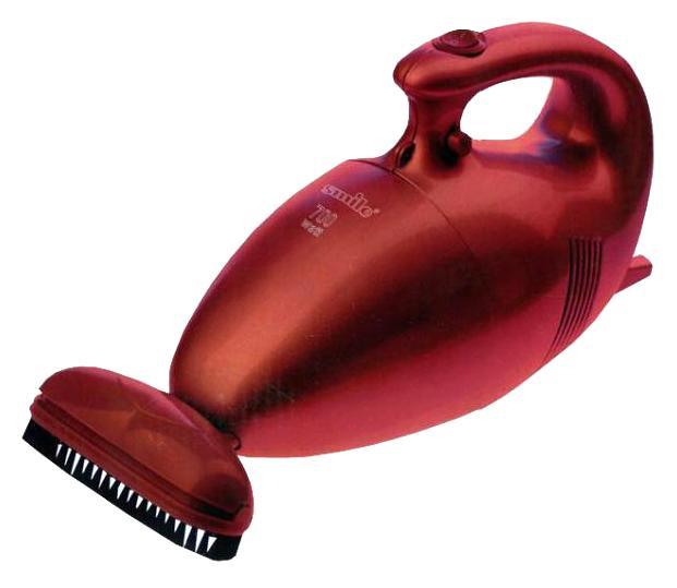 Smile HVC 831, Metallic Red ручной пылесосHVC 831 Smile HVC 831, Metallic Red ручной пылесосHVC 831Ручной мини-пылесос Smile HVC 831 удобен для уборки в труднодоступных местах: в углах и вдоль изогнутых стен в квартире, на кухне и прочих местах. Этот миниатюрный пылесос отличный помощник для домохозяек при ежедневной уборки. Мини-пылесосом удобно пылесосить внутренности компьютера, а также клавиатуру. Компактный и легкий Наличие плечевого ремня Элегантный дизайн Есть блокировочная кнопка пылесборника