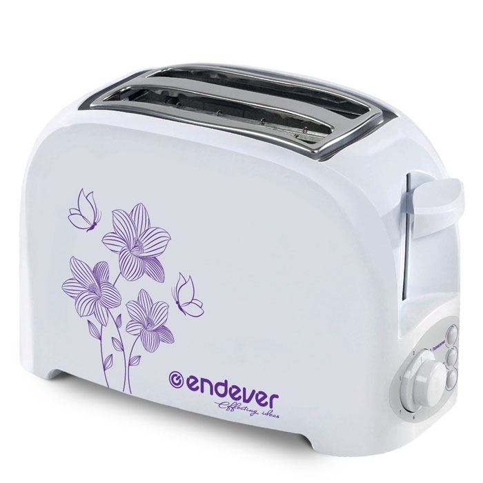 Endever Skyline 116-ST тостерST-116 Endever Skyline 116-ST тостерST-116Электрический тостер Endever Skyline ST-116 - удобный кухонный прибор для повседневного использования. Он незаменим для тех, кто предпочитает завтракать быстро и вкусно. С его помощью можно легко приготовить румяные ароматные тосты, которые являются неизменным дополнением к утреннему кофе. Кроме того, хрустящие поджаренные ломтики хлеба станут прекрасной основой для создания различных сэндвичей и легких перекусов.