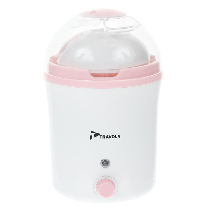 Travola MD-1000S, White Pink йогуртница с таймеромMD-1000S Travola MD-1000S, White Pink йогуртница с таймеромMD-1000SУстройство для приготовления йогуртов Travola MD-1000S. С его помощью Вы сможете приготовить полезный для здоровья кисломолочный продукт. Йогуртница оснащена таймером на 12 часов со звуковым сигналом окончания процесса приготовления. Световой индикатор Питание от сети 220В Инструкция по применению: - Перед использованием вымойте чашу и крышку в теплой воде с небольшим добавлением моющего средства. Высушите. - Для приготовления йогурта Вам понадобится 1литр молока и обезжиренный йогурт. -Залейте в миску баночку йогурта и молоко. Взбейте миксером. Если Вы слегка подогреете молоко, процесс приготовления йогурта получится быстрее. - Залейте полученную смесь в чашу. - Закройте крышкой. - Включите йогуртницу в сеть. - Через 5-10 часов отключите йогуртницу от сети. - Поставьте чашу в холодильник на 1-2 часа для охлаждения. После охлаждения йогурт готов к употреблению. - После подключения йогуртницы к...