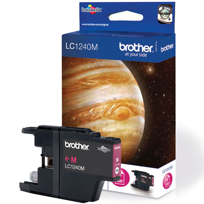 Brother LC1240M, Magenta струйный картридж для MFC-J6510DW, MFC-J69010DWLC1240M Brother LC1240M, Magenta струйный картридж для MFC-J6510DW, MFC-J69010DWLC1240MПри использовании оригинальных картриджей Brother LC-1240 вы всегда будете получать впечатляющие