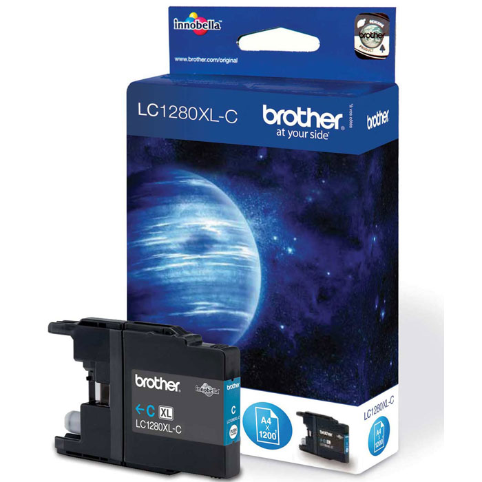 Brother LC1280XLC, Cyan струйный картридж для MFC-J6510DW, MFC-J69010DWLC1280XLC Brother LC1280XLC, Cyan струйный картридж для MFC-J6510DW, MFC-J69010DWLC1280XLCПри использовании оригинальных картриджей Brother LC-1280XL вы всегда будете получать впечатляющие