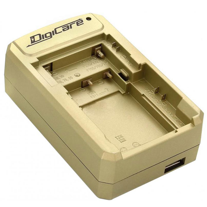 DigiCare PCH-U8104 универсальное зарядное устройство для Sony + USBPCH-U8104 DigiCare PCH-U8104 универсальное зарядное устройство для Sony + USBPCH-U8104Универсальное зарядное устройство Digicare PCH-U8104 применяется для восстановления заряда аккумуляторов фотоаппаратов и видеокамер Sony. Оно может подключаться как к сети переменного тока, так и к гнезду прикуривателя автомобиля. А благодаря наличию USB-порта универсальное зарядное устройство Digicare PCH-U8104 может быть использовано для смартфонов, планшетов и других мобильных устройств с функцией USB-зарядки.