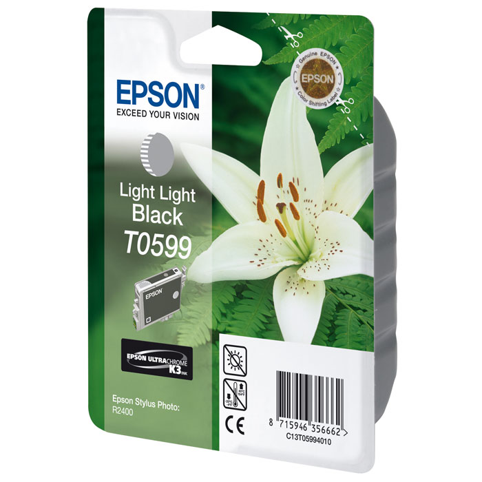 Epson T0599 (C13T05994010), Light Light Black   R2400 - EpsonC13T05994010 Epson T059      .