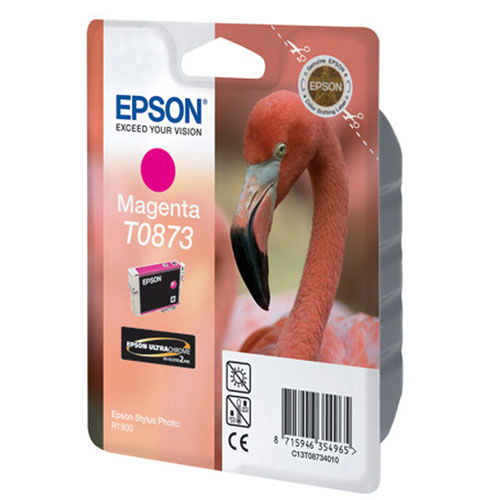 Epson T0873 (C13T08734010), Magenta картридж для R1900C13T08734010 Epson T0873 (C13T08734010), Magenta картридж для R1900C13T08734010Картридж Epson с цветными глянцевыми чернилами для струйной печати.
