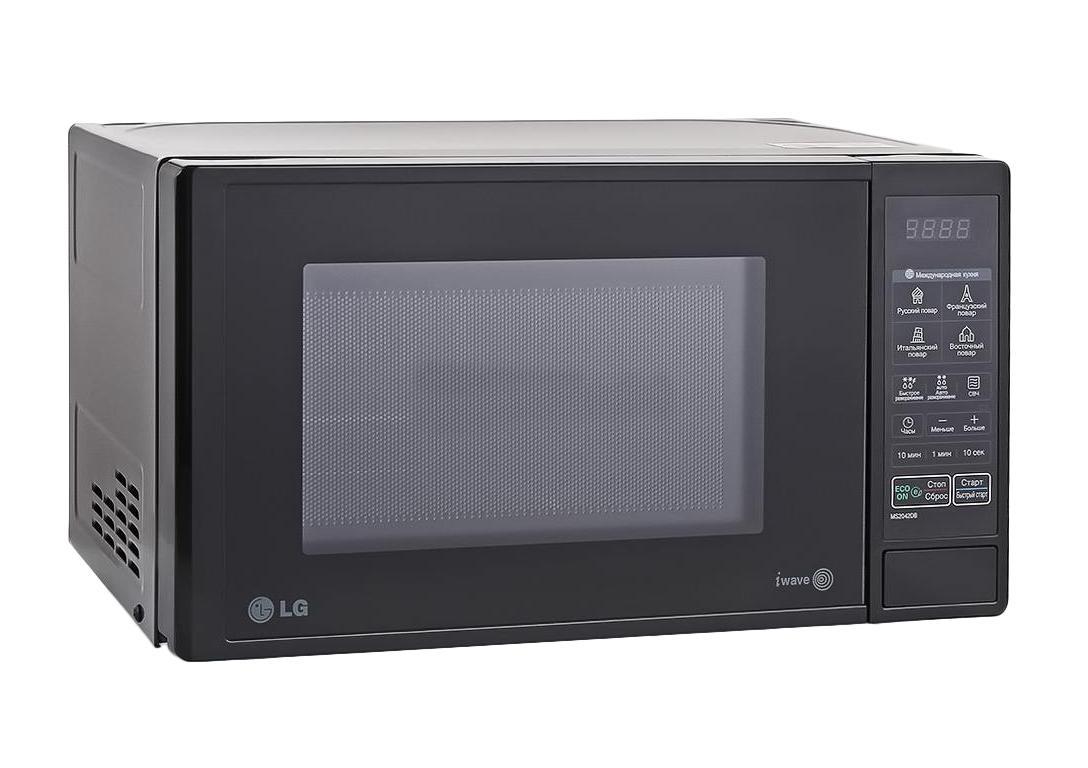 LG MS2042DB СВЧ-печьMS-2042DB LG MS2042DB СВЧ-печьMS-2042DBСтильный дизайн, удобное положение дверцы, механическое управление, легкость в настройке и многие другие преимущества являются неотъемлемой частью этой превосходной микроволновой печи.