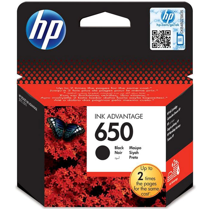 HP CZ101AE, Black струйный картриджCZ101AE HP CZ101AE, Black струйный картриджCZ101AEПроизводите высококачественные повседневные документы с насыщенным черным текстом, сократив расходы на печать благодаря использованию черных картриджей HP CZ101AE (650). Воспользуйтесь преимуществами премиум-качества HP при новой, меньшей стоимости.