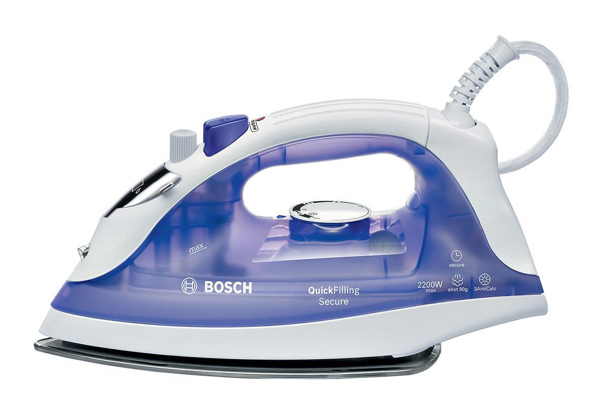 Bosch TDA 2377 утюгTDA2377 Bosch TDA 2377 утюгTDA2377Утюг Bosch TDA 2377 снабжен системой пароувлажнения, автоотключения и тройной защитой от накипи. Автоотключение утюга: утюг самостоятельно отключится после процесса глажения. что обеспечивает безопасность при глажении. Подошва PalladiumGlissee: специальное керамическое покрытие с отличными возможностями скольжения по ткани вне зависимости от ее типа. 3AntiCalc: тройная система защиты от накипи