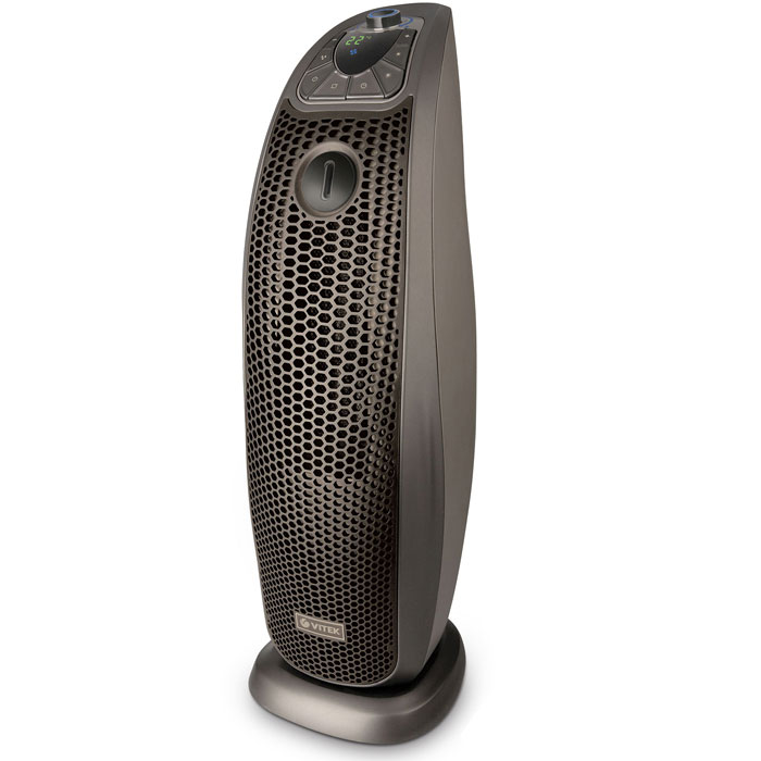Vitek VT-2130, Black тепловентилятор + увлажнениеVT-2130 (BK) Vitek VT-2130, Black тепловентилятор + увлажнениеVT-2130 (BK)Тепловентилятор Vitek VT-2130 BK представляет собой многофункциональное устройство, которое не только обогреет, но и проветрит помещение площадью до 25 м2 вдобавок еще и увлажнит его. Это идеальный прибор, который может выручить в любую погоду, будь то жара или прохлада. И для этого тепловентилятор Vitek VT-2130 BK все необходимые основные и дополнительные возможности. Иными словами прибор может создать для каждой семьи комфортные и уютные условия проживания. Специальные системы сделают эксплуатацию прибора простой и безопасной. Управление электронное легкое и понятное располагается в верхней части корпуса вокруг небольшого цифрового дисплея.