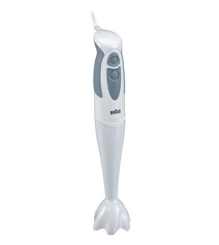Braun MQ320 Pasta блендерMQ 320 Pasta Braun MQ320 Pasta блендерMQ 320 PastaПогружной блендер имеет две скорости работы. Контроль скорости осуществляется одной рукой, благодаря удобной кнопке на корпусе прибора. Мощность двигателя составляет 550 Вт, такой показатель гарантирует всегда качественный результат. Купить Braun MQ320 Pasta — это приобрести стильный надежный и функциональный кухонный прибор.
