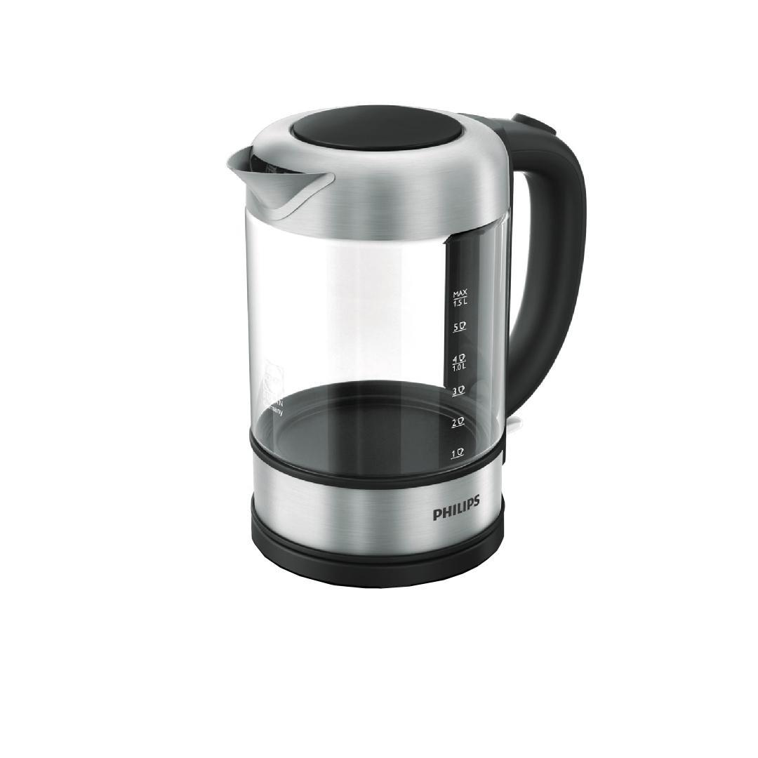 Philips HD9342/01 электрочайникHD9342/01 Philips HD9342/01 электрочайникHD9342/01Чайник Philips HD9342/01 из стекла и нержавеющей стали. Отличается повышенной прочностью и долговечностью. Индикация объема воды по чашкам позволяет вскипятить нужное количество воды, не расходуя излишне природные ресурсы. Индикатор воды по чашкам позволяет вскипятить столько воды, сколько нужно: Если Вы кипятите ровно столько воды, сколько нужно, Вы экономите энергию и воду, внося свой вклад в защиту окружающей среды. Четырехкомпонентная система безопасности: Четырехкомпонентная система безопасности для предотвращения короткого замыкания и выкипания воды с функцией автовыключения после закипания воды или снятия с основания. Стекло SCHOTT DURAN: Корпус чайника выполнен из специального стекла марки SCHOTT DURAN, которое производится в Германии. Такой корпус отличается надежностью, долговечностью и выдерживает высокие температуры - например, он идеально подходит для кипячения воды.