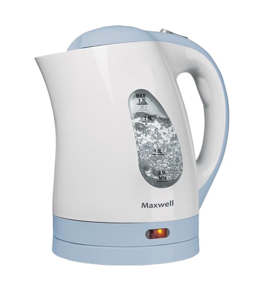 Maxwell MW-1014, BlueMW-1014, Blue Maxwell MW-1014, BlueMW-1014, BlueНикто не будет спорить, что каждая хозяйка пытается по максимуму автоматизировать каждый сантиметр площади своей кухни. Именно по этому, каждое устройство здесь должно иметь минимальные габаритные размеры при максимальной функциональности. Примером такой комплектации может стать чайник Maxwell MW-1014, который совместил в себе все необходимые функции, чтобы сделать процесс кипячения воды максимально безопасным и быстрым. За это отвечает высокая мощность устройства, а это целых 2,2 кВт. Этого показателя вполне достаточно, чтобы за считанные минуты вскипятить 1,7 литра (максимально допустимый объем кипячения для этой модели). Следить за уровнем можно, используя двустороннюю шкалу, которая располагается по обе стороны устройства. Чайник Maxwell MW-1014 изготовлен из термостойкого пластика, который облегчает саму модель, а также позволяет хранить воду горячей достаточно продолжительное время. В качестве нагревательного элемента в этой модели используется плоское дно (один из видов...