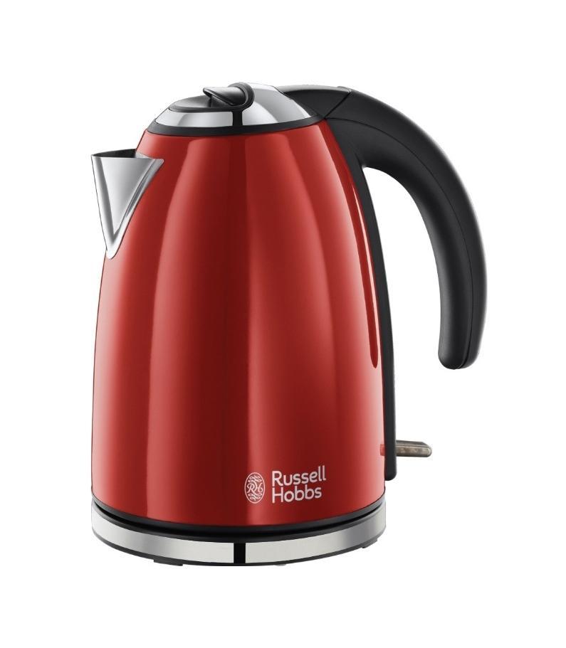 Russell Hobbs 18941-70 Colours, Red электрочайник18941-70 Colours, Red Russell Hobbs 18941-70 Colours, Red электрочайник18941-70 Colours, RedЧайник RUSSELL HOBBS 18941-70 - весьма грамотное сочетание цены и качества, эстетичности и практичности, созданное специально для вас и вашей дорогой кухни! Основными преимуществами данной модели стали: рабочая мощность, материал изготовления (нержавеющая сталь со вставками из высококачественного пластика), яркая расцветка, стильный и современный дизайн, допустимый объем, тип нагревательного элемента, фильтр - съемный моющийся фильтр против накипи из высокопрочного нейлона, легкое открытие крышки, подставка, поворачивающаяся на 360°C, автоматическое отключение при закипании, при снятии с подставки, блокировка включения без воды. Порадуйте себя и свою любимую и дорогую кухню столь приятным, а главное, полезным аксессуаром, как чайник RUSSELL HOBBS 18941-70, который так и хочется продемонстрировать всем и каждому за чашечкой горячего чая!