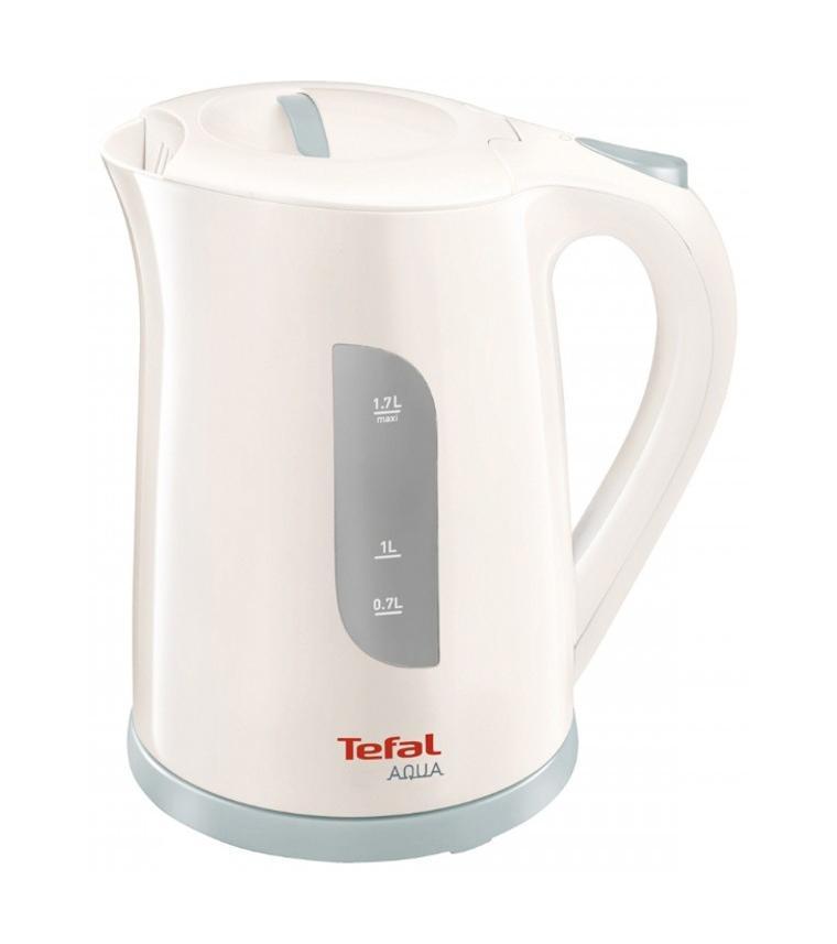Tefal KO2701 чайник Aqua IIKO 2701 Tefal KO2701 чайник Aqua IIKO 2701Tefal KO270130 Aqua II - компактный электрочайник, выполнен из высокачественного пластика, имеет скрытый нагревательный элемент из нержавеющей стали.