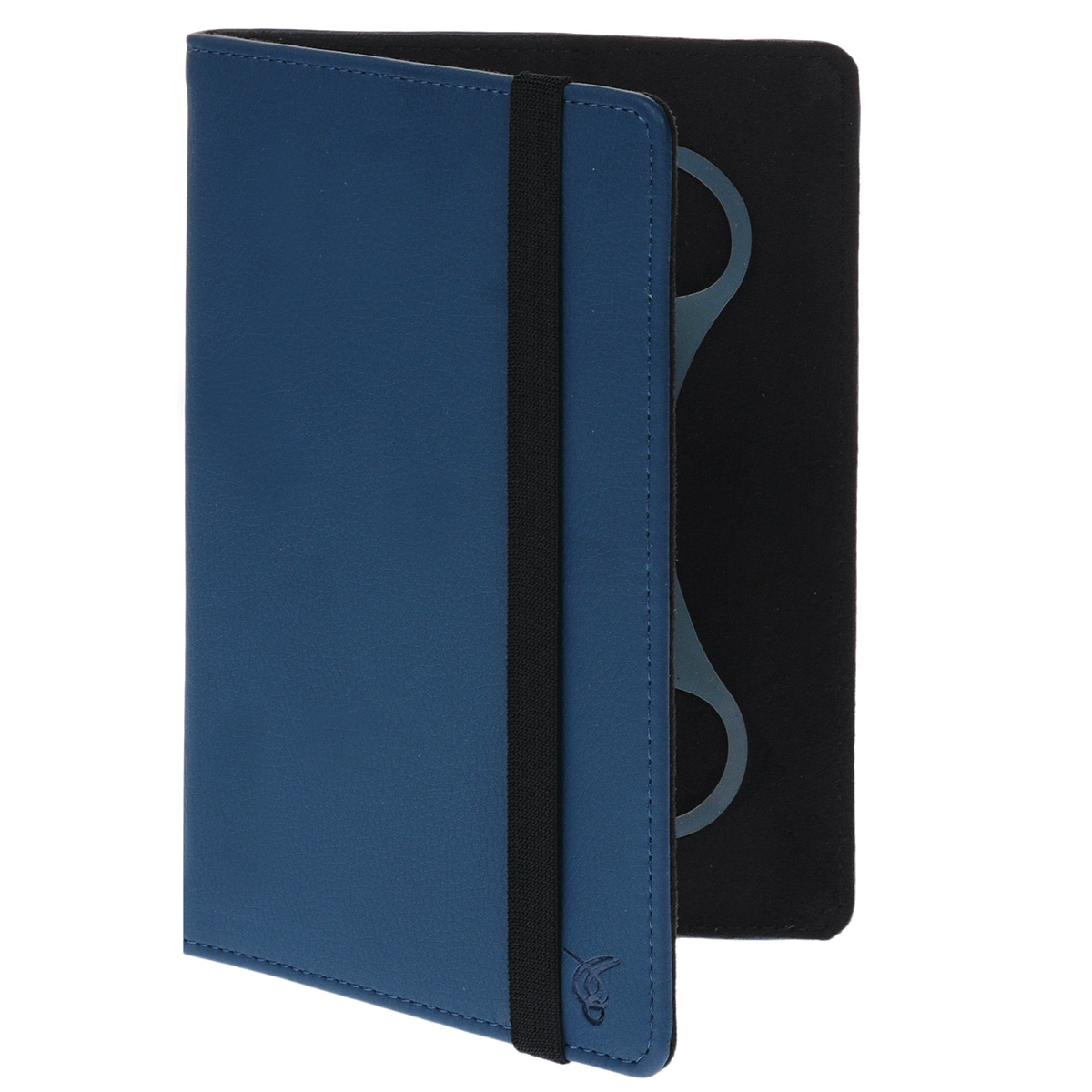 Vivacase Basic универсальный чехол-обложка для планшетов 7+, Blue (VUC-CBS07P-blue)VUC-CBS07P-blue Vivacase Basic универсальный чехол-обложка для планшетов 7+, Blue (VUC-CBS07P-blue)VUC-CBS07P-blueУниверсальный чехол Vivacase с резиновым креплением, который подходит для любых популярных планшетов и электронных книг с диагональю дисплея в 7+ дюймов. Он изготовлен из ПУ-кожи которой обтянут прочный каркас, защищающий устройство во время падений. Внутренняя часть отделана мягкой подкладкой, которая не оставляет никаких следов на корпусе и дисплее. Каркас из тонкой и мягкой резины позволяет прочно и надежно закрепить устройство подходящего размера. Для того чтобы установить устройство в альбомной ориентации, удобной для просмотра видео или чтения, чехол имеет подвижную площадку и два углубления, которые позволяют зафиксировать планшет под двумя разными углами.