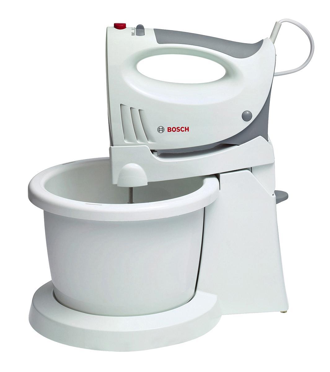 Bosch MFQ 3555 миксерMFQ 3555 Bosch MFQ 3555 миксерMFQ 3555Миксер Bosch MFQ 3555 из прочного пластика быстро и качественно замесит тесто, поможет приготовить воздушные бисквиты и блюда из яиц. Пять переключаемых скоростей вращения дополнены повышающим качество перемешивания импульсным режимом. Подставка оснащена вращающейся чашей.