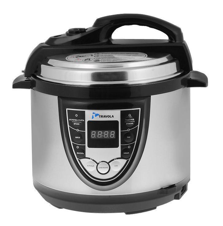 Travola M-507G мультиварка-скороваркаМ-507G Travola M-507G мультиварка-скороваркаМ-507GTravola М-507G - современная мультиварка с функцией регулировки давления. Станет настоящим помощником в приготовлении мяса, супов и каш. Благодаря функции приготовления на пару Вы готовить здоровую пищу с сохранением витаминов. Диаметр чаши (по верхнему краю): 22 см.