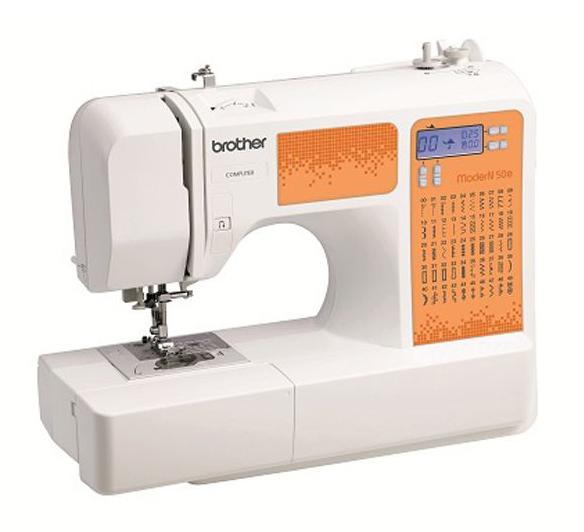 Brother ModerN 50EModerN 50E Brother ModerN 50EModerN 50Eомпьютеризованные швейные машины серии ModerN позволяют работать с тканями различной толщины и фактуры (от тончайшего шелка до джинсовой ткани). Широкий выбор строчек, несколько видов петель и автоматическая заправка нити помогут превратить работу в удовольствие, а на ЖК-дисплее всегда можно увидеть длину стежка, ширину строчки и тип прижимной лапки.