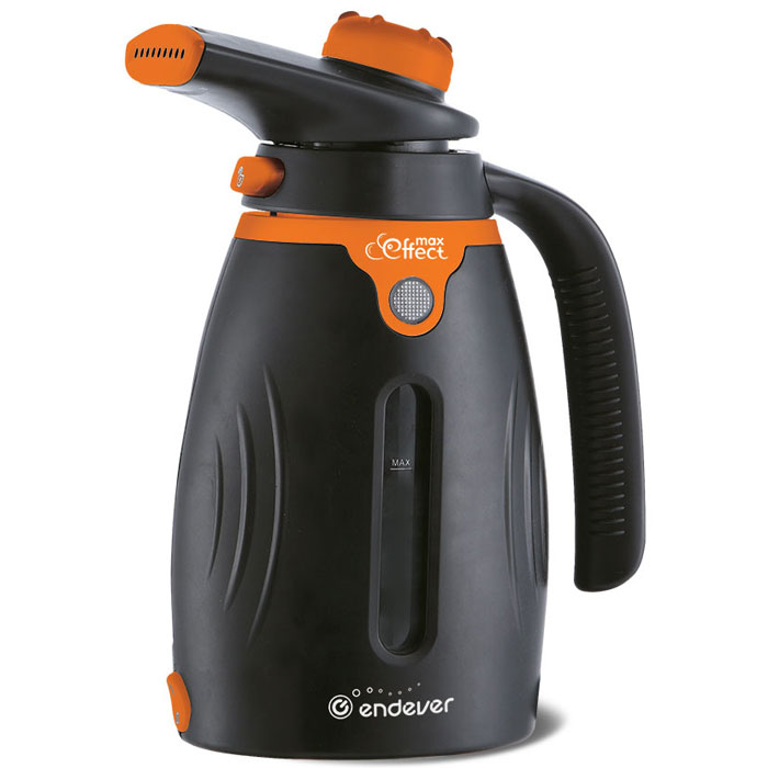 Endever Odyssey Q-420, Black Orange отпаривательQ-420 Endever Odyssey Q-420, Black Orange отпаривательQ-420Отпариватель Endever Odyssey Q-420 предназначен для отпаривания одежды, очистки, дезинфекции вещей, различных поверхностей и предметов домашнего обихода. Отличается красивым внешним видом, элегантным дизайном, компактными размерами и удобством в работе. В комплект входят щетка-насадка с длинной щетиной, с мягкой щетиной и мерный стаканчик.