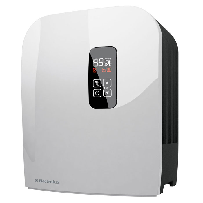 Electrolux 7515D-EHAW мойка воздухаEHAW - 7515D Electrolux 7515D-EHAW мойка воздухаEHAW - 7515DElectrolux 7515D-EHAW - мойка воздуха, которая эффективно увлажняет и очищает воздух в помещении создавая оптимальный и комфортный микроклимат для человека. За этой моделью не требуется специального ухода - вам просто нужно время от времени добавлять воду в бак (объем 7 литров). Не нужно никаких дополнительных фильтров и других расходных материалов. Мойка воздуха имеет 2 мощности работы и удобный LED-дисплей с сенсорным управлением. Благодаря серебряному ионизирующему стержню вода очищается от грибков и плесени, поэтому воздух становится чистым и свежим. Автоматическое затемнение дисплея в зависимости от освещенности в помещении Индикатор чистки прибора Бесшумная работа Встроенный электронный гигростат Система очистки воды от бактерий