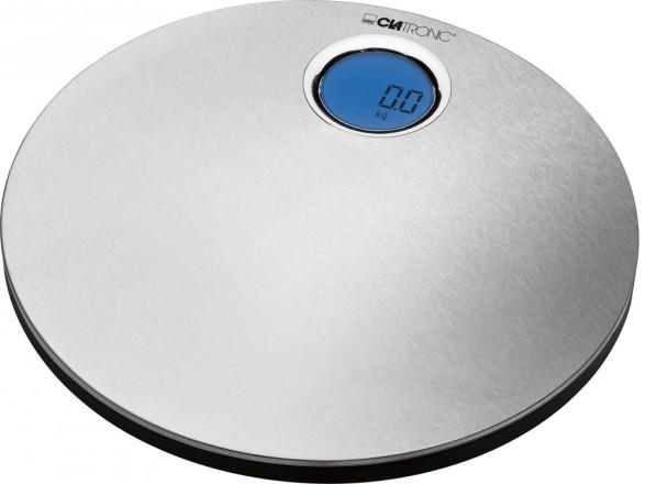 Clatronic PW 3370 напольные весыPW 3370 Clatronic PW 3370 напольные весыPW 3370Напольные электронные весы PW 3370 от немецкого производителя Clatronic помогут вам контролировать свой вес без лишних хлопот. Также данные весы помогут вам при взвешивании вещей до 150 кг. Напольные весы модели 3370 PW имеют жидкокристаллический дисплей, который имеет подсветку синего цвета. Весы фирмы Clatronic замерят вес любого предмета свыше 2,5 кг с точностью до 100 грамм. Но кроме этого, вы можете выбрать любую для вас удобную единицу измерения. Для того, чтобы сэкономить заряд батарей напольных электронных весов Clatronic 3370 PW, их оборудовали функцией автоматического отключения. Благодаря этой функции, работа с весами будет совершенно удобной. Что касается питания весов данной модели, то для этого достаточно всего 3 батереек AAA.