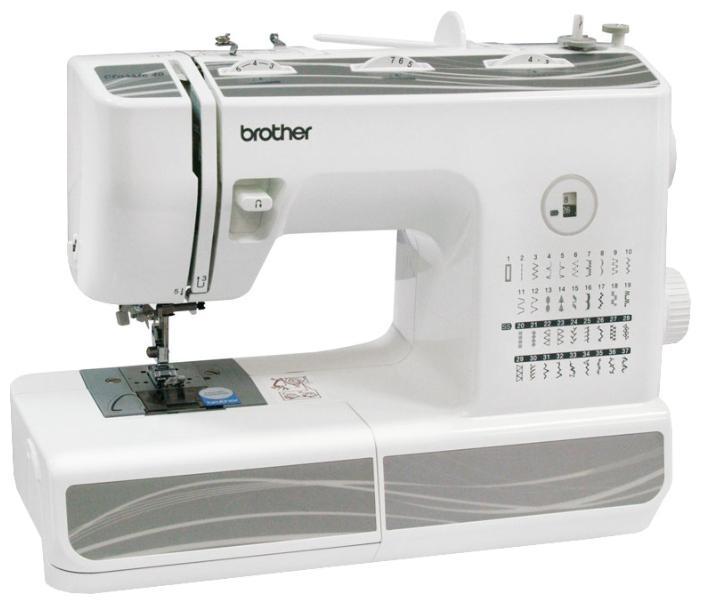 Brother Classic 40 швейная машинаClassic 40 Brother Classic 40 швейная машинаClassic 4037 операций, петля-автомат, горизонтальный челнок, нитевдев.