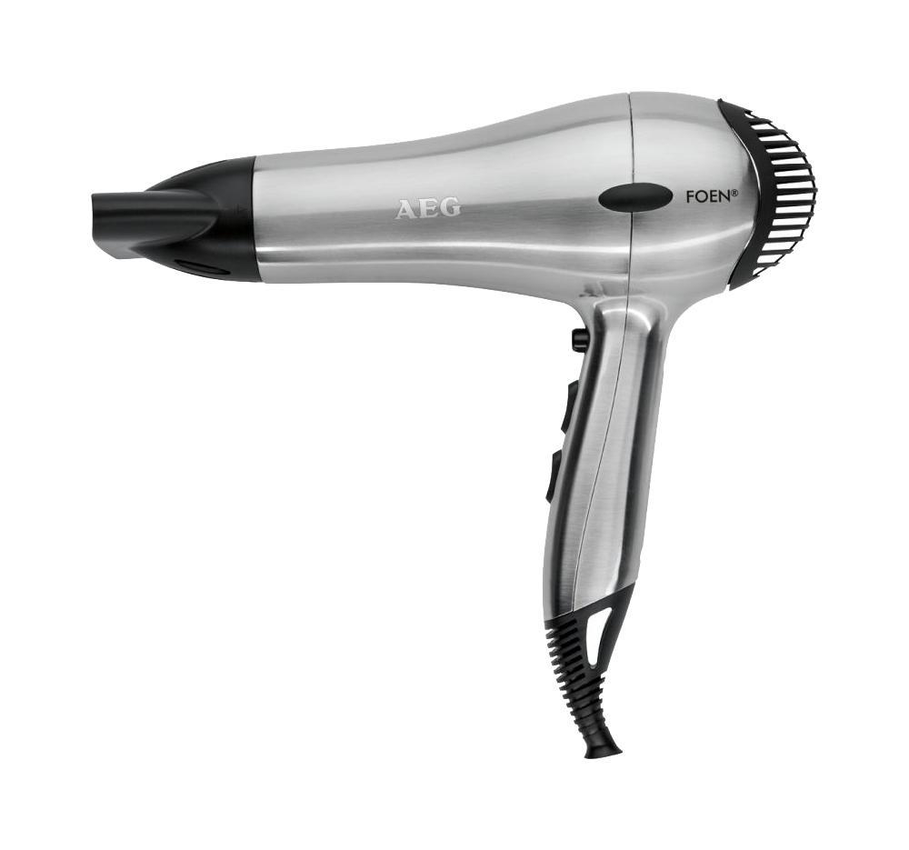 AEG HTD 5616, Chrome фенHTD 5616 Chrome AEG HTD 5616, Chrome фенHTD 5616 ChromeФен AEG HTD 5616 - это необходимая вещь, в которой нуждается каждая модница. Мощность данного прибора может достигать 2200 Вт. Три режима температуры и две скорости подачи воздуха смогут в считанные минуты придать вашим волосам объем. Стоит обратить внимание на то, что данная модель оснащена новым режимом ЭКО. Данный режим очень удобен в использовании и позволяет сушить волосы в режиме пониженного потребления энергии.