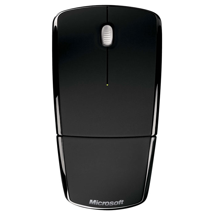 Microsoft Wireless Laser ARC, Black беспроводная мышь (ZJA-00065)ZJA-00065 Microsoft Wireless Laser ARC, Black беспроводная мышь (ZJA-00065)ZJA-00065Microsoft Wireless Laser ARC - беспроводная мышь, идеальное сочетание комфорта и элегантности. Точная и надежная система лазерного слежения позволяет быстро перемещать курсор по экрану, используя колесико прокрутки или четыре настраиваемые кнопки. Забудьте про громоздкий провод обычной мыши и воспользуйтесь преимуществом крошечного USB-приемопередатчика, который позволяет отходить от компьютера на расстояние до 10 метров и также щелкать, указывать и прокручивать. Сложите мышь и положите ее в карман или сумку без каких-либо усилий, как мобильный телефон. Устройство также имеет индикатор заряда батареи, поэтому она не сядет в самый неподходящий момент.