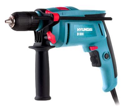 Hyundai D 850 EXPERT дрель ударнаяD 850 Hyundai D 850 EXPERT дрель ударнаяD 850Профессиональный ключевой патрон • Высокая частота вращения и сила удара • Возможность отключения ударного механизма • Реверсный механизм для завинчивания и выкручивания шурупов • Выключатель с функцией регулировки скорости и фиксацией