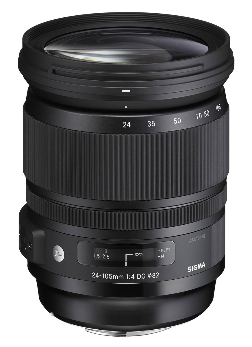 Sigma AF 24-105mm f/4.0 DG OS HSM Art объектив для Nikon635955 Sigma AF 24-105mm f/4.0 DG OS HSM Art объектив для Nikon635955Sigma AF 24-105mm f/4.0 DG OS HSM Art - новейший полнокадровый объектив для продуктов компании Nikon типа стандартный зум. Он предназначен для камер с полноформатными сенсорами. Имеет постоянную светосилу и обладает стабильно высоким качеством изображения на всем диапазоне фокусных расстояний. Вы можете использовать данную модель для съемки широкого спектра сюжетов. Более того, объектив имеет разрешение, которое превышает разрешение существующих на рынке камер и может эффективно использоваться с камерами нового поколения.