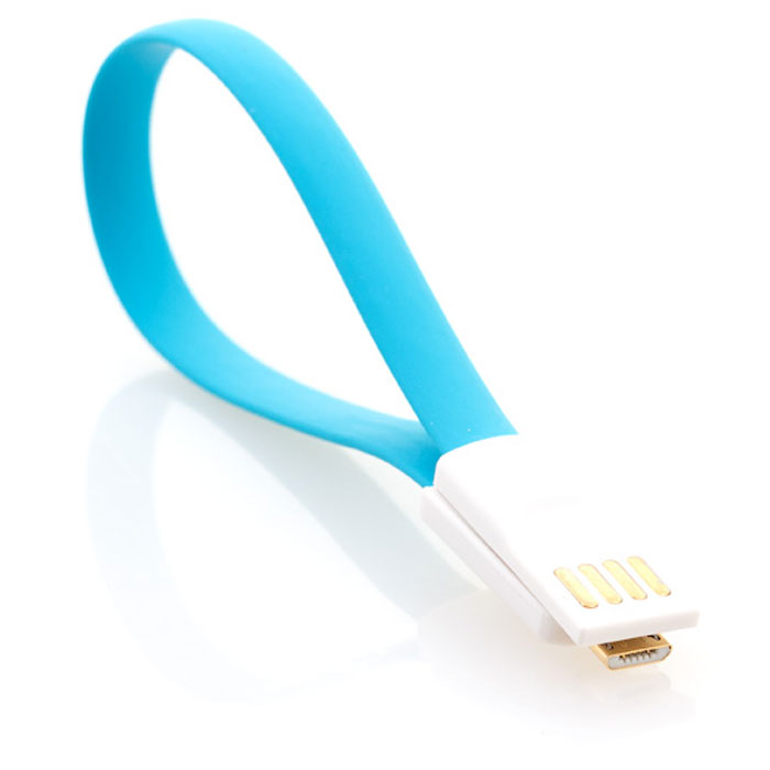 Gmini mCable MUS200F-M, Blue кабель USBАК-00000529 Gmini mCable MUS200F-M, Blue кабель USBАК-00000529Кабель Gmini mCase MUS200F-M позволяет подключать к порту USB компьютера или зарядного устройства смартфоны, планшеты, телефоны, MP3-плееры, игровые приставки с разъемом microUSB. Изготовлен из зеленого, розового или синего пластика Имеет плоский не запутывающийся профиль Оснащен магнитным креплением в разъемах