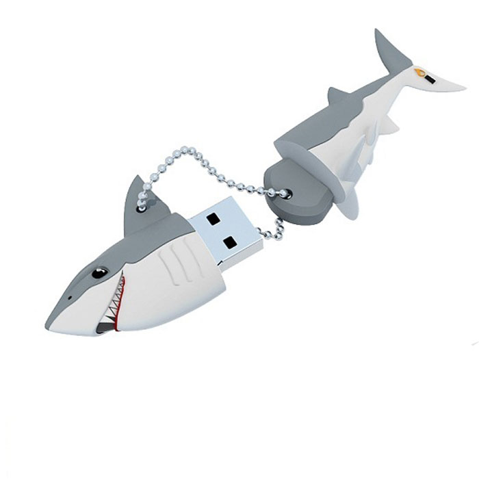 Iconik Акула 8GB USB-накопительRB-WSHARK-8GB Iconik Акула 8GB USB-накопительRB-WSHARK-8GBФлеш-накопитель Iconik Акула имеет весьма нестандартный дизайн. Накопитель ударопрочный и защищен резиновым корпусом, а высокая пропускная способность и поддержка различных операционных систем делают его незаменимым. Iconik Акула - отличный выбор современного творческого человека, который любит яркие и нестандартные вещи.