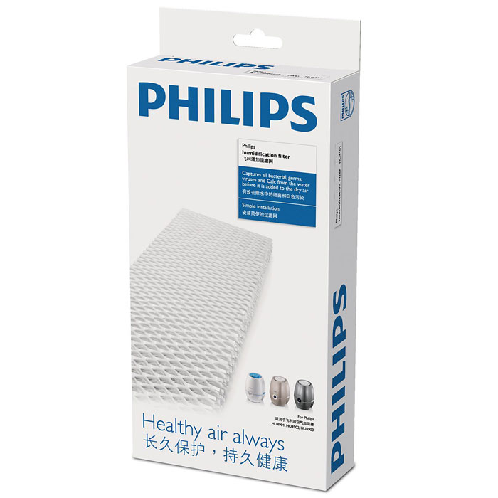 Philips HU4101/01 увлажняющий фильтрHU4101/01 Philips HU4101/01 увлажняющий фильтрHU4101/01Philips HU4101/01 - превосходный увлажняющий фильтр от Philips из натуральной ткани предотвращает попадание в воздух известковой пыли, бактерий, микробов и плесени.