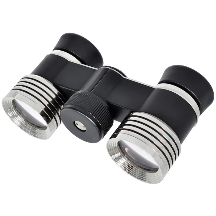 Bresser Scala 3x27 CB бинокль театральный64656 Bresser Scala 3x27 CB бинокль театральный64656Стильный театральный бинокль Bresser Scala 3x27 CB сочетает качественную оптику и элегантный дизайн. Бинокль выполнен в легком компактном корпусе, благодаря чему легко поместится даже в небольшую сумочку. Прибор изготовлен по классической галилеевской схеме с центральной фокусировкой. Линзы изготовлены из высококачественного оптического стекла BK-7 и имеют полное просветляющее покрытие, за счет чего Bresser Scala 3x27 CB дает яркую и четкую картинку даже при недостаточном освещении.