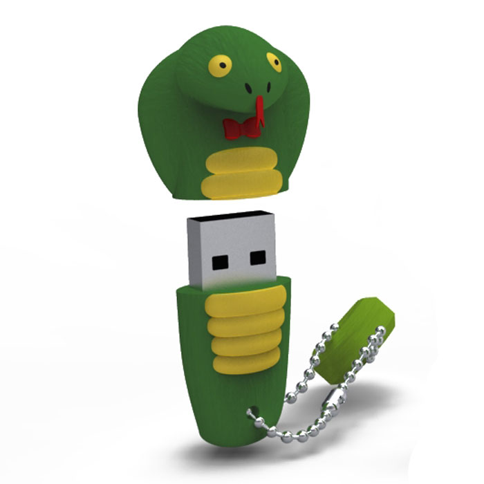 Iconik Змея 8GB USB-накопительRB-SNAKE-8GB Iconik Змея 8GB USB-накопительRB-SNAKE-8GBФлеш-накопитель Iconik Змея имеет весьма нестандартный дизайн. Накопитель ударопрочный и защищен резиновым корпусом, а высокая пропускная способность и поддержка различных операционных систем делают его незаменимым. Iconik Змея - отличный выбор современного творческого человека, который любит яркие и нестандартные вещи.