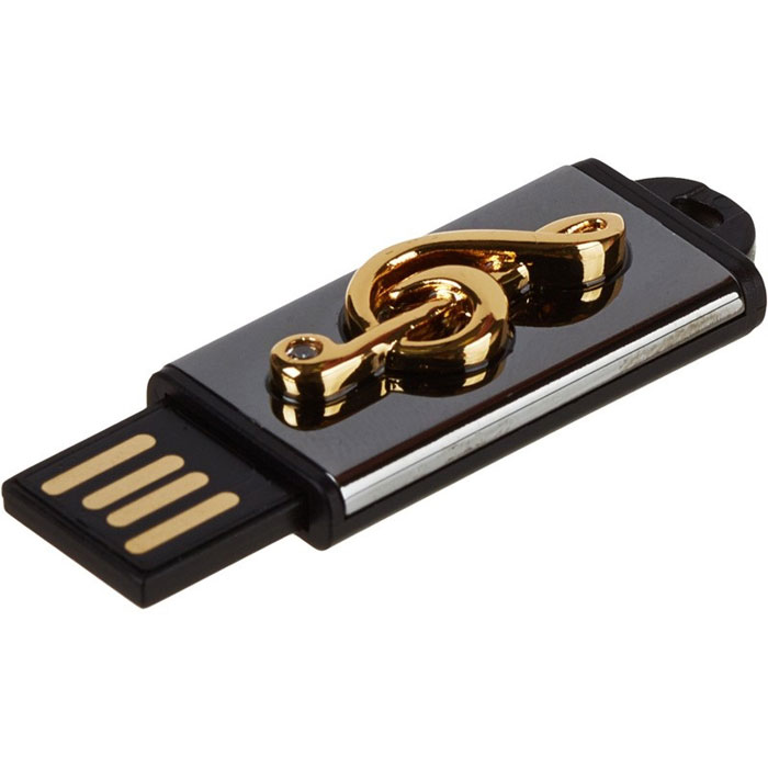 Iconik Моя мелодия Swarovski Crystal 16GB, Golden USB-накопитель