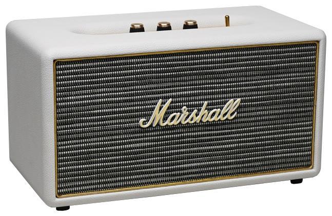 Marshall Stanmore, Cream акустическая системаStanmore Cream Marshall Stanmore, Cream акустическая системаStanmore CreamMarshall Stanmore - это акустическая система, совместимая с большинством аудио устройств. Небольшие размеры дают возможность использовать колонки в любом месте. Скромные с виду динамики обеспечивают вполне серьезную громкость и с легкостью озвучивают небольшое помещение или место пикника, отдыха. Для подключения можно использовать стандартный аудиоразъем 3.5 мм или Bluetooth соединение. Marshall Stanmore - прекрасное решение для всех, кто хочет слушать любимую музыку в компании друзей.