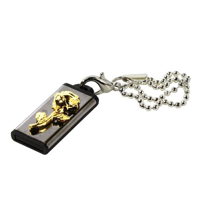 Iconik Роза 8GB, Golden USB-накопительMTF-ROSE-8GB Iconik Роза 8GB, Golden USB-накопительMTF-ROSE-8GBИзящный USB-накопитель Iconik Роза, украшенный миниатюрной золотой розой, придется по вкусу почитательницам гламурных гаджетов. Выдвижной коннектор, встроенный в компактный корпус, способствует комфортному использованию устройства. Легкий вес и входящая в комплект цепочка позволяют носить накопитель в качестве элегантного аксессуара.