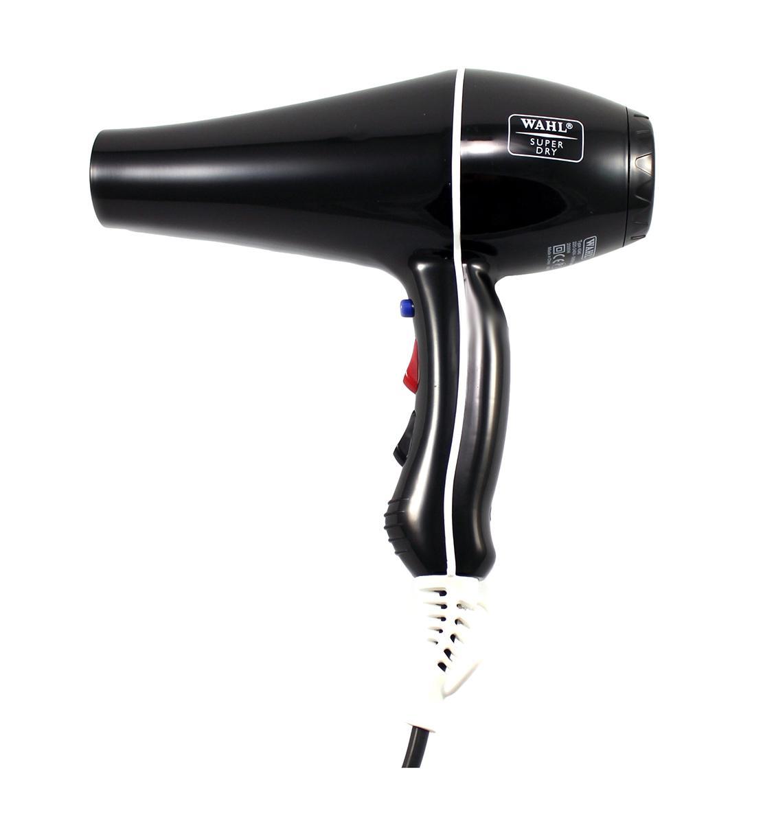 Фен профессиональный Moser Wahl Super Dry 2000 Вт4340-0470 Фен профессиональный Moser Wahl Super Dry 2000 Вт4340-0470Фен Moser Wahl Super Dry - это профессиональный фен для сушки, укладки и стайлинга волос. Данная модель не просто выделяется привлекательным дизайном и высокой мощностью - 2000 W, но также имеет низкий уровень шума и защитой от перегрева. Температуру подоваемого воздуха вы сможете выбирать самостоятельно, с помощю трех температурных режимов, при этом для подачи холодного воздуха предусмотрена отдельная кнопка для фиксации готовой прически. Две скорости сушки позволят вам регулировать мощность воздушного потока, таким образом, вы сможете уложить и зафиксировать отдельные пряди. Для удобства хранения на кабеле присутствует петля для того, чтобы вы могли повесить фен там, где он всегда будет под рукой по необходимости, и не будет занимать лишнего места.