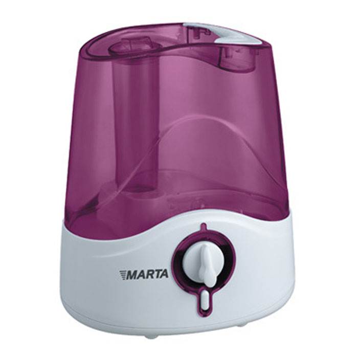 Marta MT-2657, Burgundy увлажнитель воздухаMT-2657 Marta MT-2657, Burgundy увлажнитель воздухаMT-2657Marta MT-2657 - ультразвуковой увлажнитель воздуха с керамическим фильтром и регулировкой уровня увлажнения. Прибор имеет низкий уровень шума и энергопотребления, и может непрерывно работать в течение 20 часов. В сочетании с современным дизайном все это делает данную модель идеальным выбором для вашего дома или офиса.