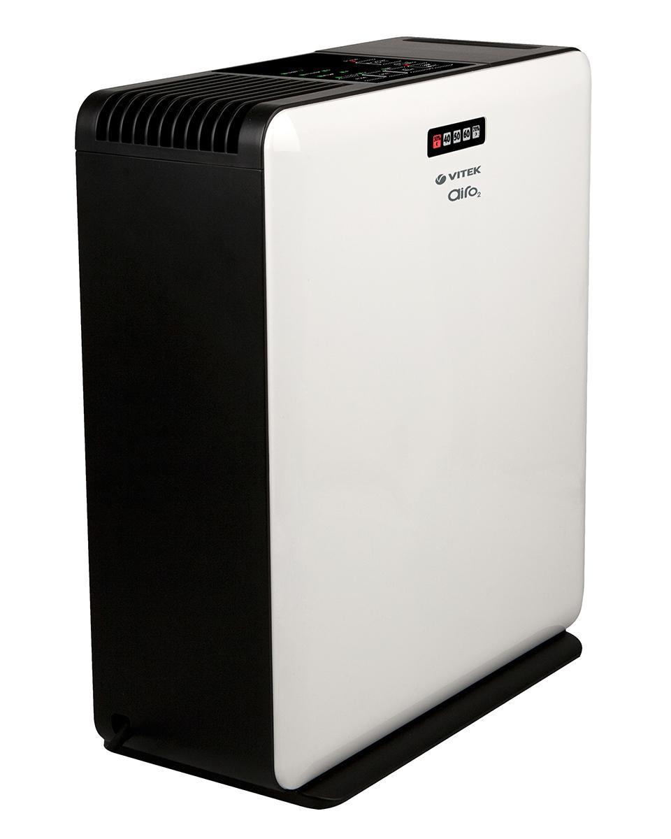 Vitek VT-1770 увлажнитель-мойка воздухаVT-1770(W) Vitek VT-1770 увлажнитель-мойка воздухаVT-1770(W)Увлажнитель воздуха VT-1770 – то, что подойдет для вашего дома. Имея пять режимов работы, функцию ионизации, таймер до 8 часов, контроль влажности и возможность подачи как горячего, так и холодного пара, этот прибор будет радовать вас своей работой в помещениях до 30 квадратных метров. Увлажнитель автоматически отключится при падении или при отсутствии воды в резервуаре, он всегда проинформирует вас о том, что в резервуаре мало воды, порадует вас простотой управления. Увлажнитель оснащен емкостью для воды 3 литра, но этого вполне хватит для его длительной эксплуатации без необходимости добавления воды.