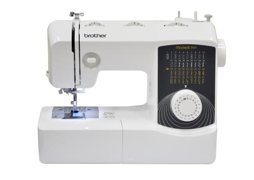 Brother ModerN 39A швейная машинаModerN 39A Brother ModerN 39A швейная машинаModerN 39AШвейная машина Brother ModerN 39A поможет поднять ваши швейные навыки до уровня профессионалов Горизонтальное положение катушки вместо вертикального позволяет верхней нити свободно ниспадать, не влияя при шитье на натяжение нити. Благодаря этим и другим немаловажным улучшениям, машина выполняет красивые и ровные строчки на ткани любой плотности – от шелка до джинсы. Машина BrotherModerN 39A подойдет как для начинающих, так и для мастеров в швейном деле. Шить на ней необыкновенно легко и удобно. К вашим услугам автоматическая система заправки нити. На центральной кнопочной панели управления с ЖК-дисплеем выбираете необходимую вам строчку, настраиваете ширину и длину стежка, тип прижимаемой лапки и приступаете к работе, нажав кнопку пуска. Электронный блок поддерживает постоянное усилие прокола иглы независимо от скорости шитья, это позволяет комфортно работать с самым толстым и плотным материалом. Механизм автоматического выметывания петель выполнит петлю без вашей...