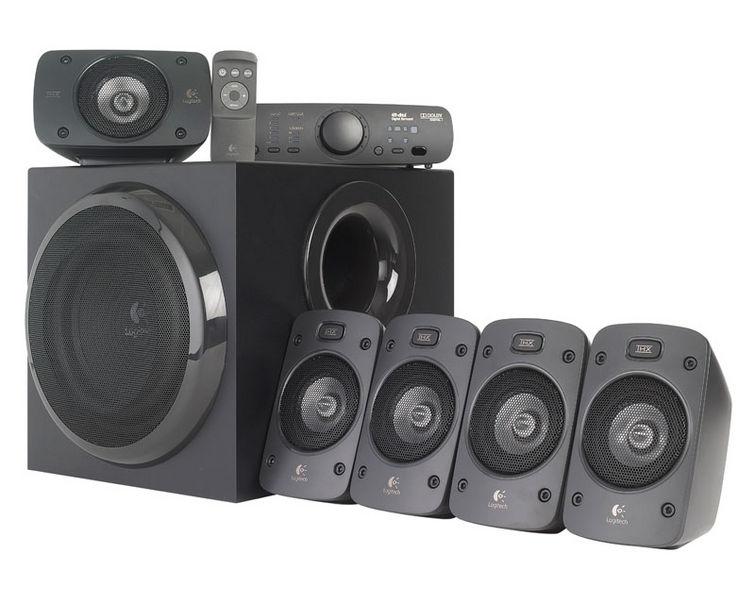 Logitech Z906 5.1 (980-000468)980-000468 Logitech Z906 5.1 (980-000468)980-000468Аудиосистема 5.1 Logitech Z906 мощностью 500 Вт с сертификатом THX обеспечит мощный звук и точно передаст все нюансы. Ощутите все нюансы объемного звука в формате Dolby digital или DTS — от гула толпы до шагов за спиной. Консоль управления с удобным дисплеем и возможности установки в стойку идеально впишется в домашнюю мультимедийную систему и обеспечит полный контроль над аудиоустройствами — с возможностью управления громкостью всех колонок, включения и отключения питания, выбора входов для источников звука и многими другими функциями.