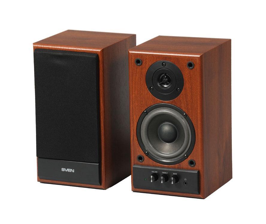 Sven SPS-702, WalnutSPS-702 орех Sven SPS-702, WalnutSPS-702 орехSVEN SPS-702 – представитель 2.0 линейки SVEN. Эта модель привлекательна с эстетической точки зрения – классическая внешность располагает к себе и вызывает легкий трепет в предвкушении ее голоса. Современные технологии полностью оправдывают это впечатление, окружая пользователя громким мощным звуком, и, что самое приятное – за очень невысокую цену!