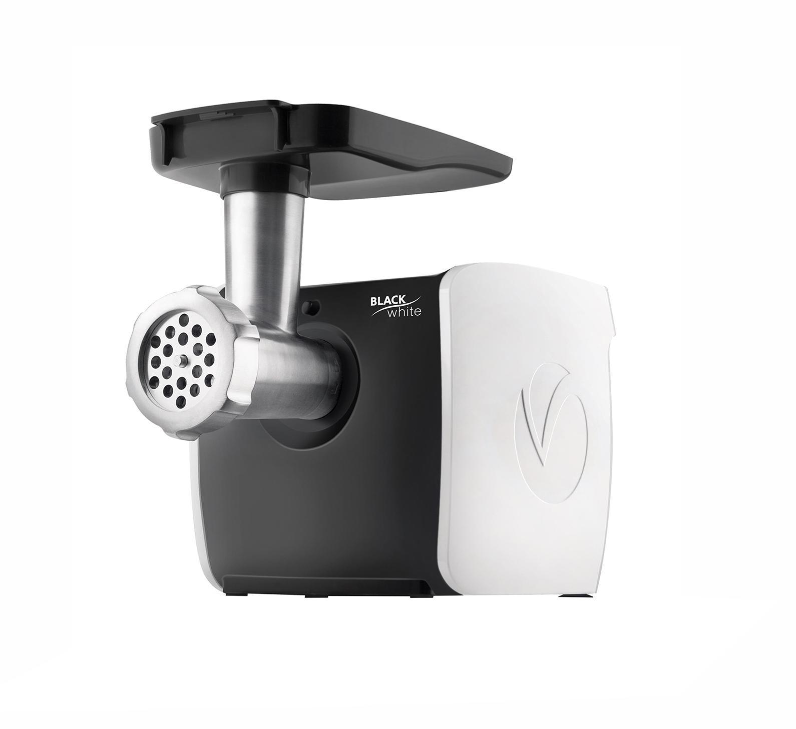 Vitek VT-3602 (BW) мясорубкаVT-3602(BW) Vitek VT-3602 (BW) мясорубкаVT-3602(BW)Мясорубка VT-3602 удивляет своей высокой производительностью и функциональностью. Ведь помимо переработки мяса, вы можете нашинковать или натереть овощи, выжать сок из ягод или фруктов. Дополнительно предлагаются насадки для кеббе и колбасок. Использование данной модели максимально удобно. Для смены насадок требуется минимум времени, при этом дополнительные аксессуары умещаются в корпусе изделия при хранении. Мясорубка не скользит по кухонной поверхности за счет прорезиненных ножек, она не перегорит при длительном использовании благодаря защите от перегрева и отлично будет работать при переработке мяса благодаря функции реверс.