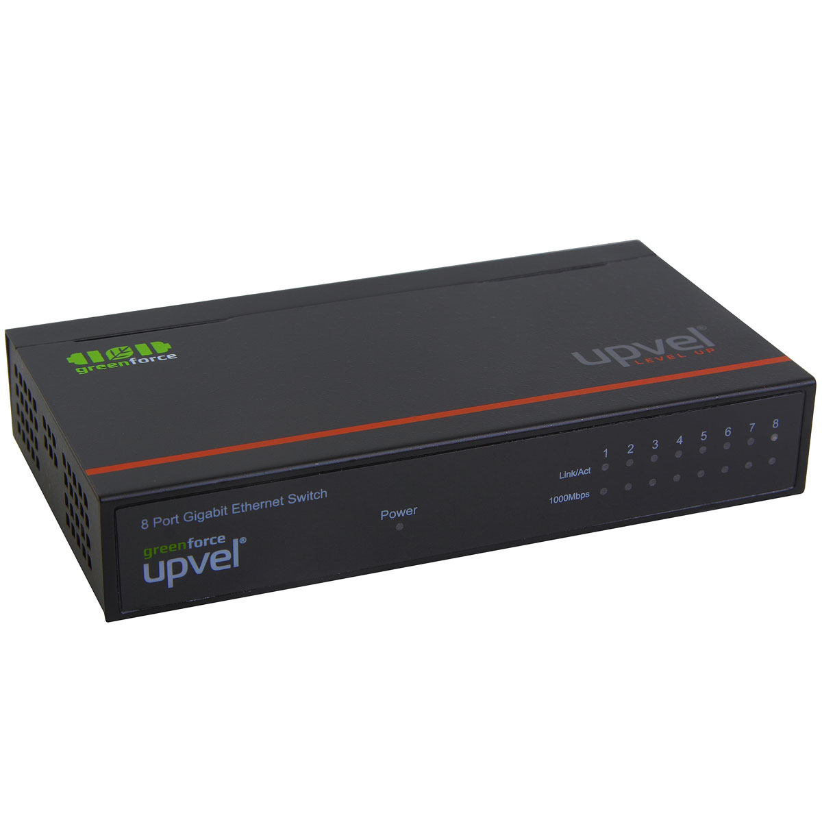 UPVEL US-8G коммутаторUS-8G UPVEL US-8G коммутаторUS-8G8-портовый гигабитный настольный коммутатор US-8G с поддержкой технологии GREENforce. US-8G обеспечивает высокую скорость передачи данных, отличается удобством использования, высокой надежностью и предоставляет вам простой способ перейти на Gigabit Ethernet. При этом устройство позволяет в некоторых случаях сократить энергопотребление на 70%. Высокая общая пропускная способность 16 Гбит/с с поддержкой дуплексного режима позволяют повысить производительность и избежать перегрузок сети. Устройство помещено в прочный металлический корпус, поддерживает технологию Plug and Play, что позволяет создать надежную и высокопроизводительную сеть без дополнительной настройки. Пропускная способность коммутационной матрицы: 16 Гбит/с Таблица коммутации: 4000 записей для каждого подключенного устройства Индикаторы: Power, Link/ACT, 1000 Мбит/с Стандарт: IEEE 802.3 10Base-T IEEE 802.3u 100Base-TX IEEE 802.3ab 1000BASE-T IEEE 802.3x Flow...