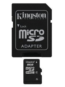 Kingston microSDHC Class 4 8GB карта памяти с адаптеромSDC4/8GB Kingston microSDHC Class 4 8GB карта памяти с адаптеромSDC4/8GBКарты microSDHC позволяют хранить большие объемы музыки, видео, изображений, игр в современных мобильных устройствах. Флэш-карты microSDHC относятся к 4 скоростному классу, т.е. максимальная скорость передачи данных составляет 4 Мб/с. По размерам карты microSDHC совпадают с картами microSD, но совместимы только с устройствами, поддерживающими стандарт microSDHC в соответствии со спецификацией SD Specification Version 2.0. Карты microSDHC можно использовать с адаптером как полноразмерные карты SDHC. Внимание: перед оформлением заказа, убедитесь в поддержке Вашим электронным устройством карт памяти данного объема.